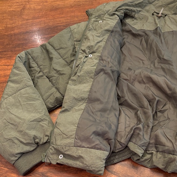Free People Olive Green Puffer Jacket - Picture 4 of 9